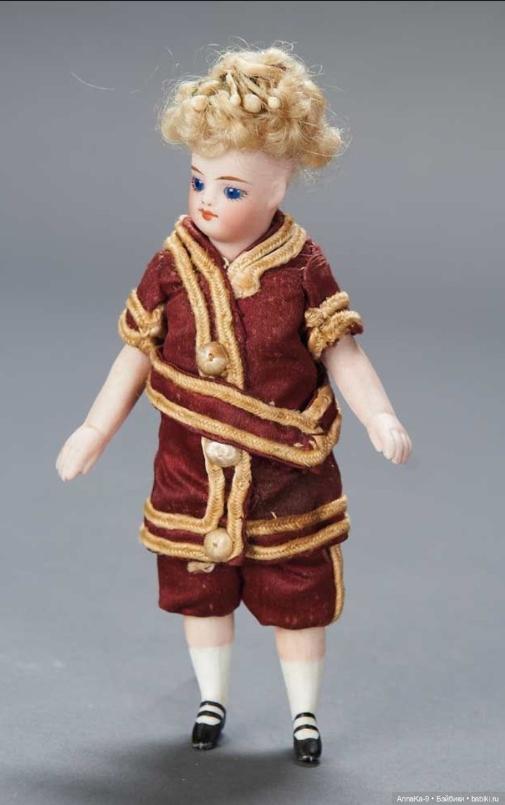 Мальчики mignonette — Антикварные куклы Mignonette (Миньонетта): карманные