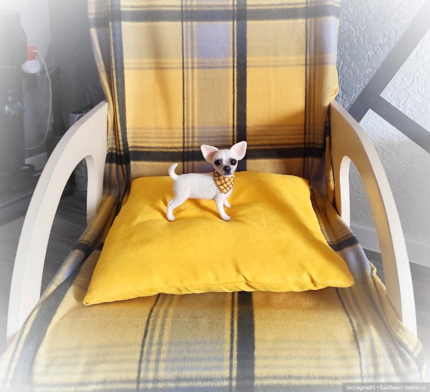 Чихуахуа — Валяные игрушки из шерсти: сухое валяние (фото 5)