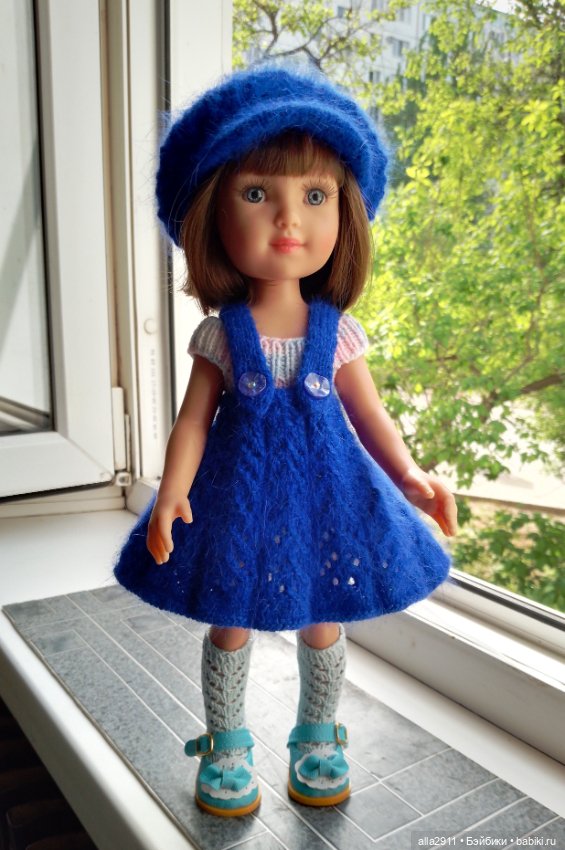 Сарафанчик с кепочкой — Одежда и обувь для кукол своими руками: фото (фото 2)