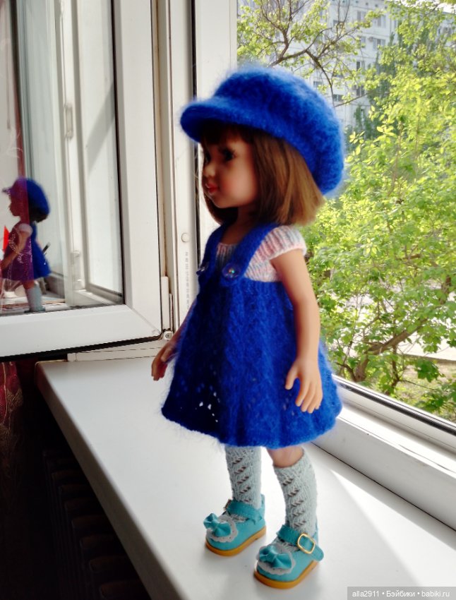 Сарафанчик с кепочкой — Одежда и обувь для кукол своими руками: фото (фото 4)