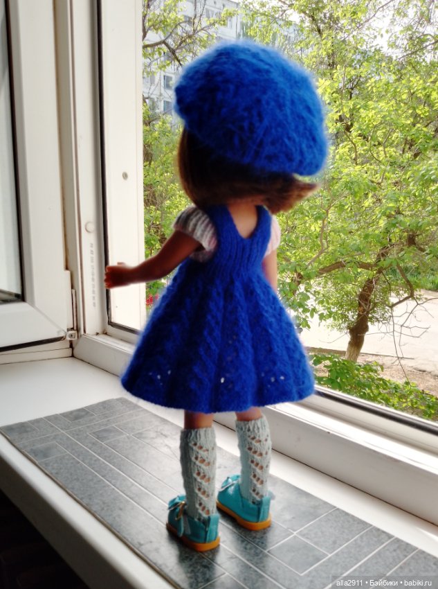 Сарафанчик с кепочкой — Одежда и обувь для кукол своими руками: фото (фото 7)