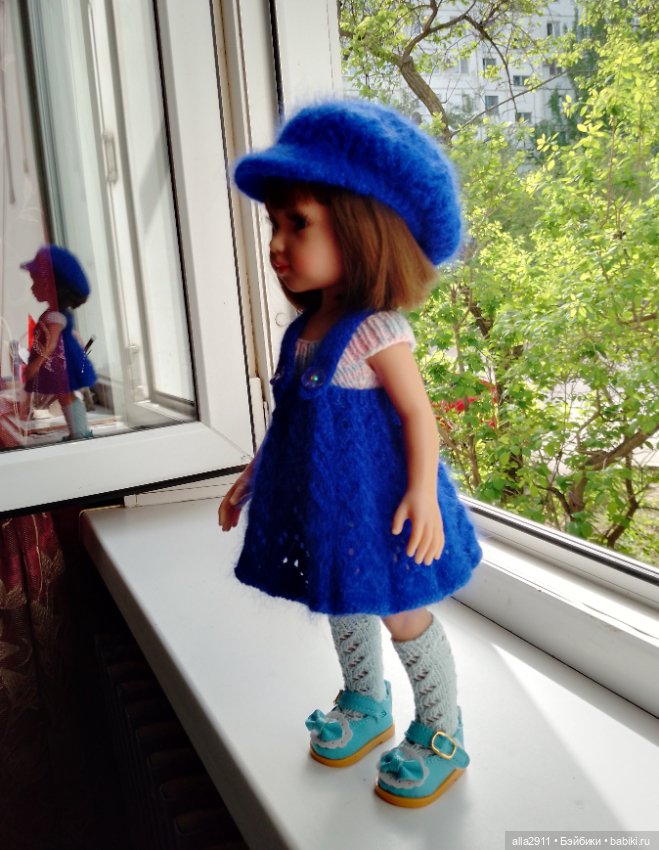 Сарафанчик с кепочкой — Одежда и обувь для кукол своими руками: фото (фото 9)