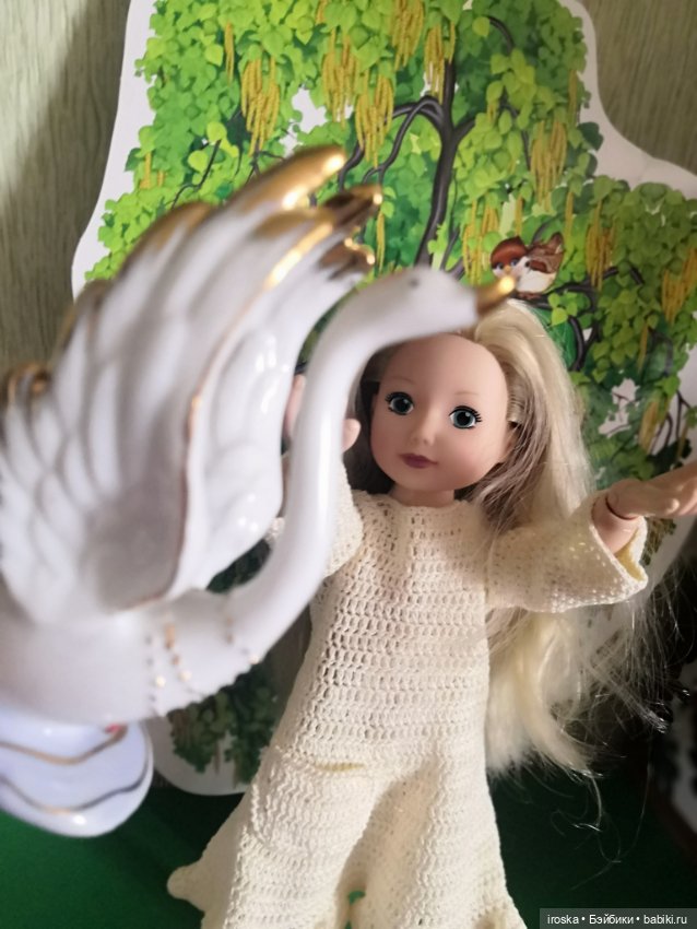 Лебедь белая — Куклы Jolina Zapf (Джолина): шарнирные балерины (фото 7)