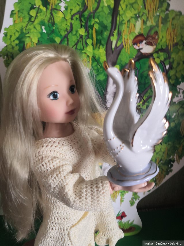 Лебедь белая — Куклы Jolina Zapf (Джолина): шарнирные балерины (фото 3)