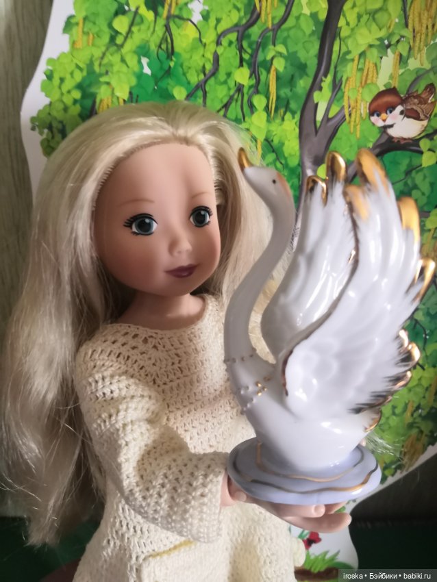 Лебедь белая — Куклы Jolina Zapf (Джолина): шарнирные балерины (фото 4)