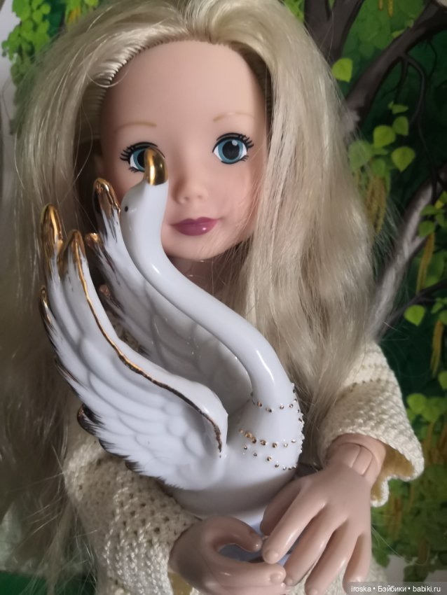 Лебедь белая — Куклы Jolina Zapf (Джолина): шарнирные балерины (фото 10)