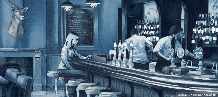 Ян Берри - картины из джинсов (фото 7)