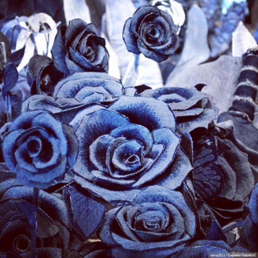 Ян Берри - картины из джинсов