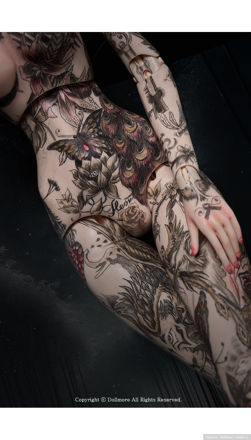 Black Rain Tattoo Kate от Dollmore (фото 7)