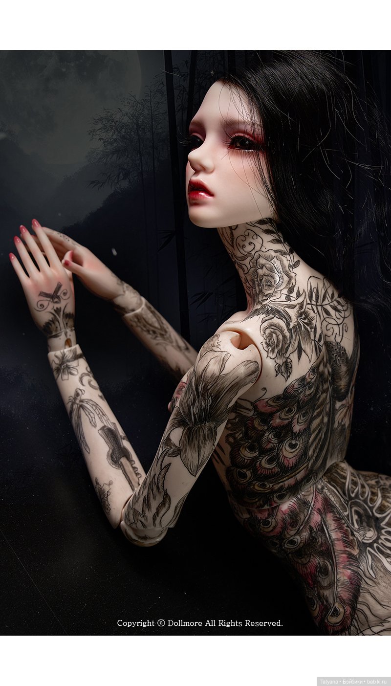 Black Rain Tattoo Kate от Dollmore (фото 2)