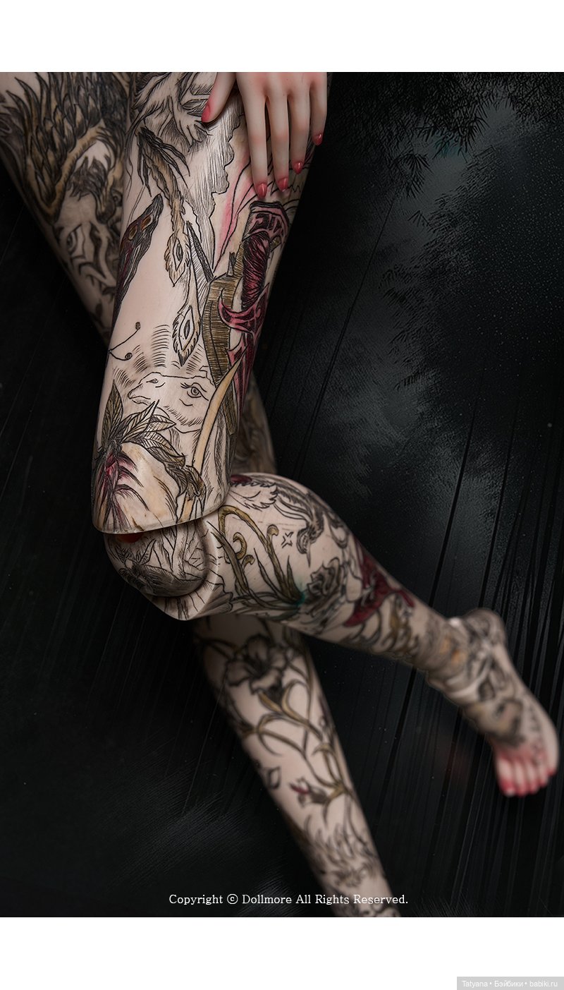 Black Rain Tattoo Kate от Dollmore (фото 6)
