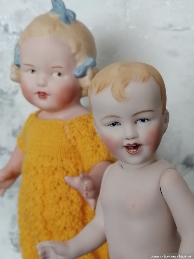 Лизонька и незнакомец — Антикварные куклы Heubach Koppelsdorf (Хойбах): молд 300 (фото 3)