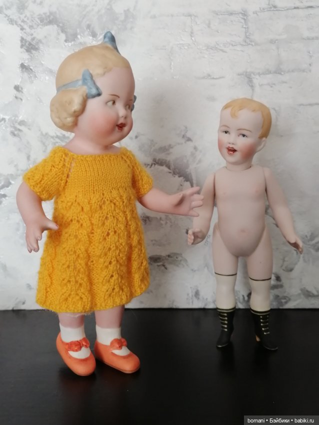Лизонька и незнакомец — Антикварные куклы Heubach Koppelsdorf (Хойбах): молд 300