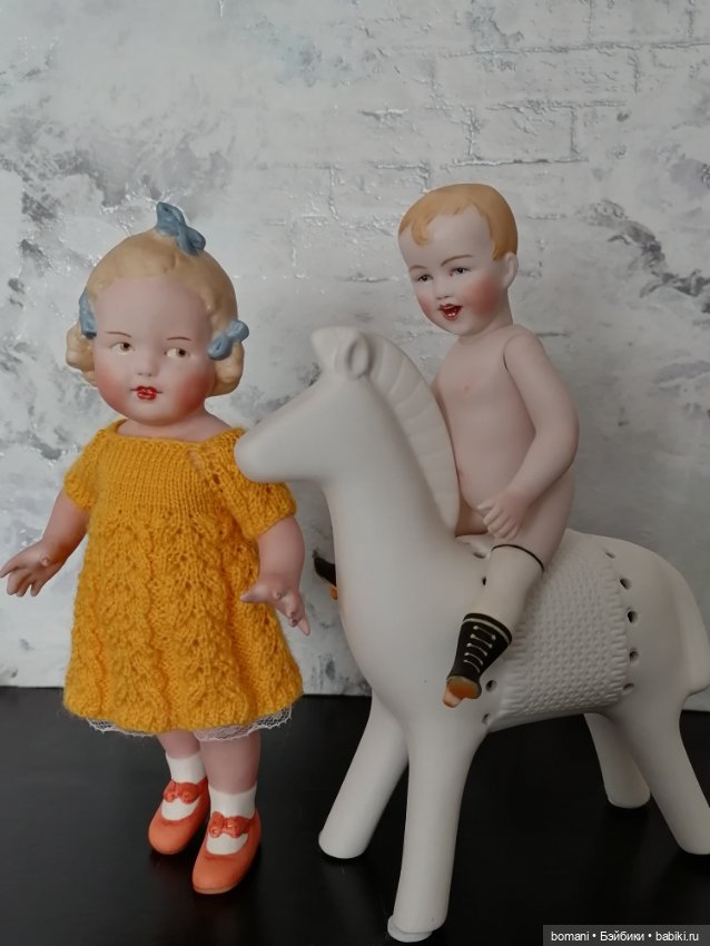 Лизонька и незнакомец — Антикварные куклы Heubach Koppelsdorf (Хойбах): молд 300 (фото 7)