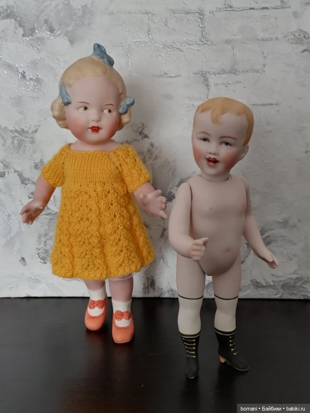 Лизонька и незнакомец — Антикварные куклы Heubach Koppelsdorf (Хойбах): молд 300 (фото 5)