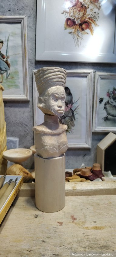 Жрица. Вторая работа из коллекции "сны об Африке" (фото 5)