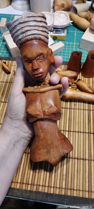 Жрица. Вторая работа из коллекции "сны об Африке" (фото 7)