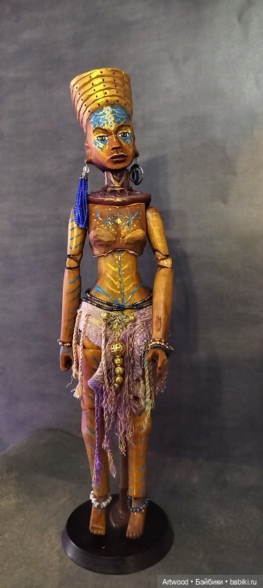 Жрица. Вторая работа из коллекции "сны об Африке" (фото 2)