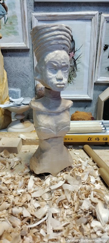 Жрица. Вторая работа из коллекции "сны об Африке" (фото 6)