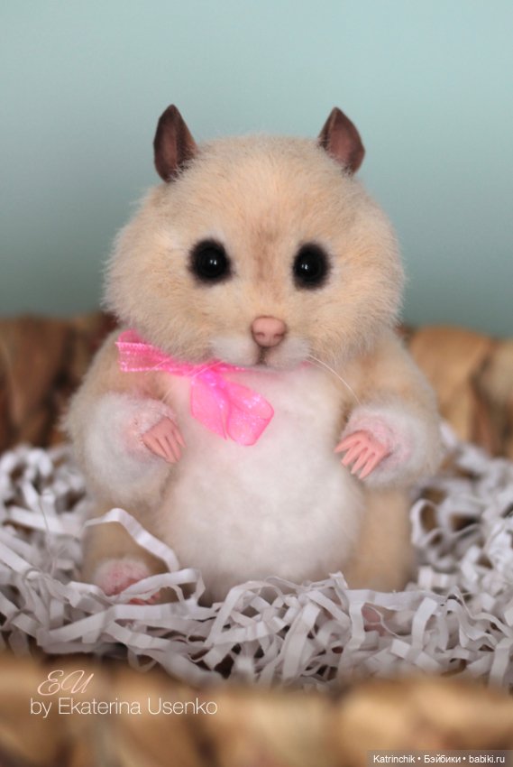 Хомячок Джилл — Авторские мишки Тедди и друзья: фото