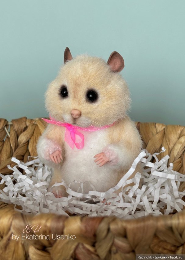 Хомячок Джилл — Авторские мишки Тедди и друзья: фото (фото 6)