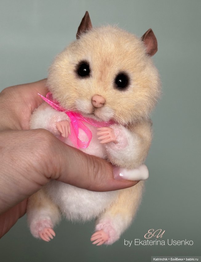 Хомячок Джилл — Авторские мишки Тедди и друзья: фото (фото 3)