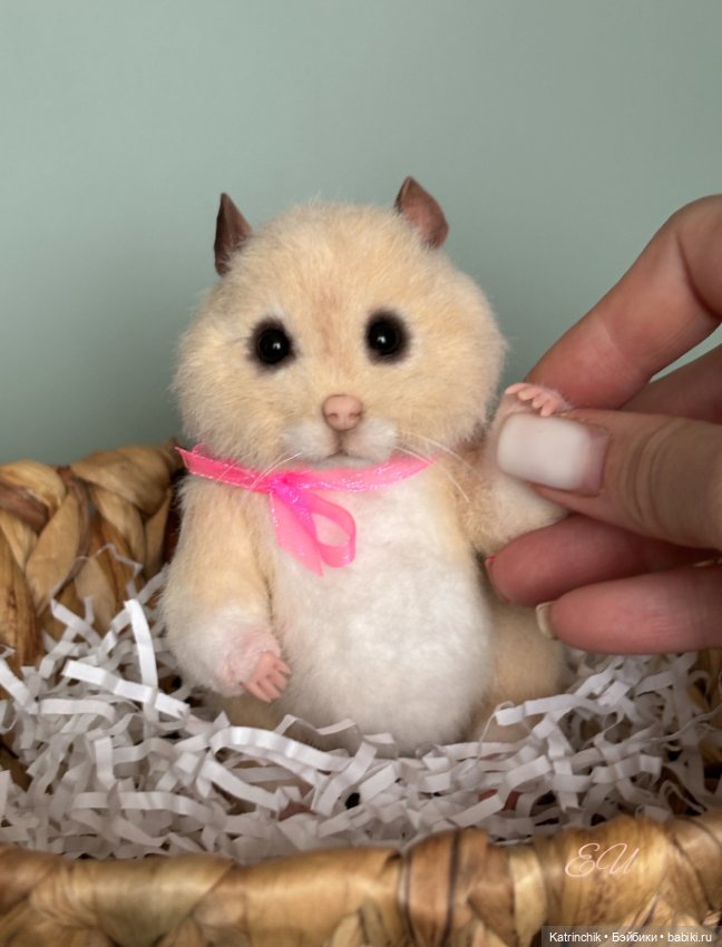 Хомячок Джилл — Авторские мишки Тедди и друзья: фото (фото 7)