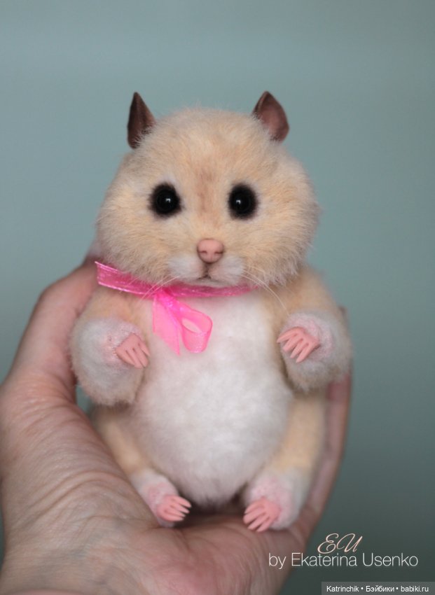 Хомячок Джилл — Авторские мишки Тедди и друзья: фото (фото 5)