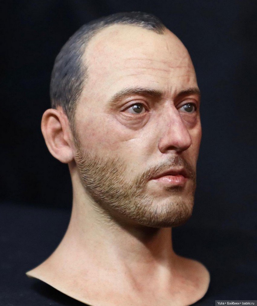 Скульптура головы Jean Reno (фото 5)