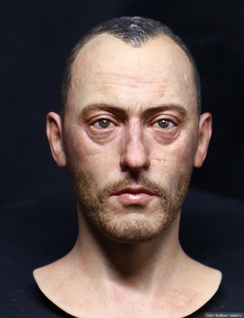 Скульптура головы Jean Reno (фото 2)