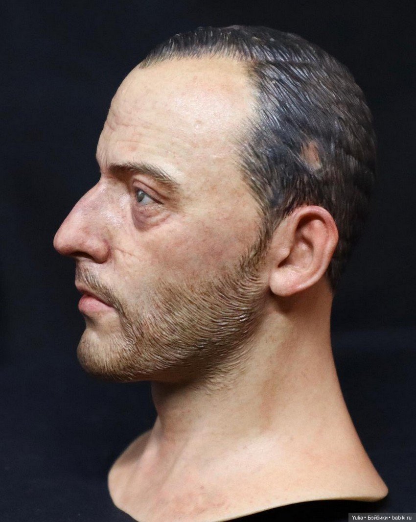 Скульптура головы Jean Reno (фото 3)