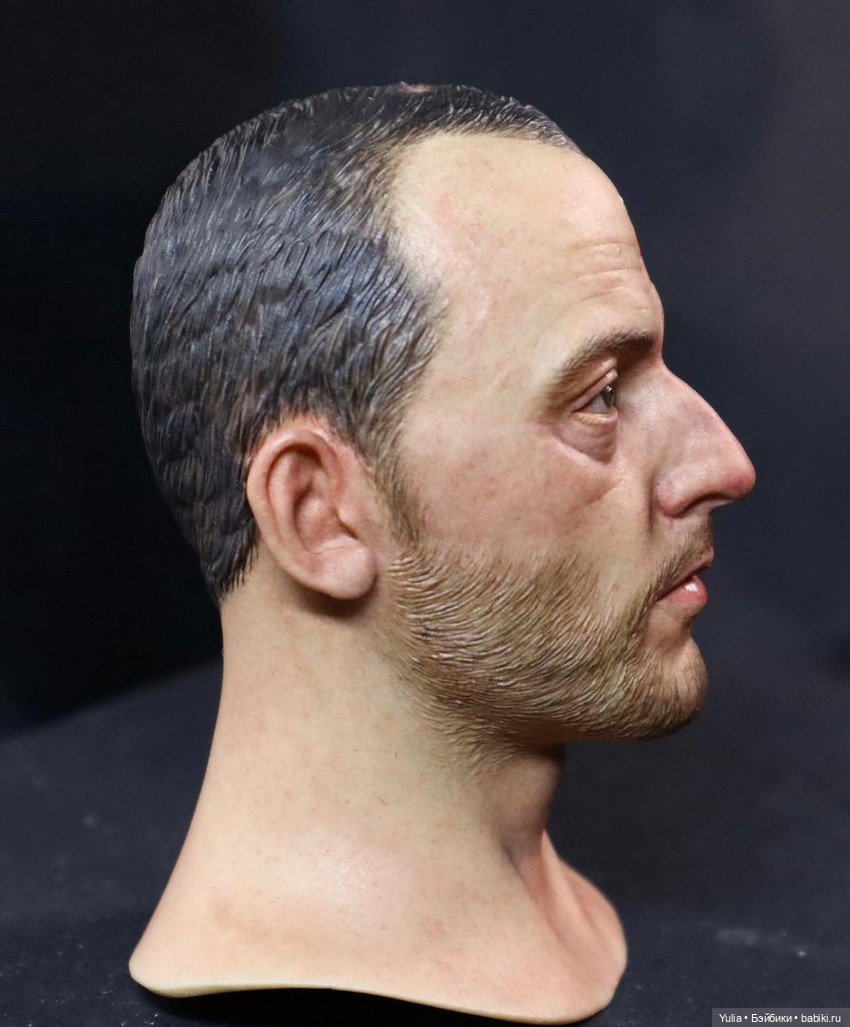 Скульптура головы Jean Reno (фото 4)