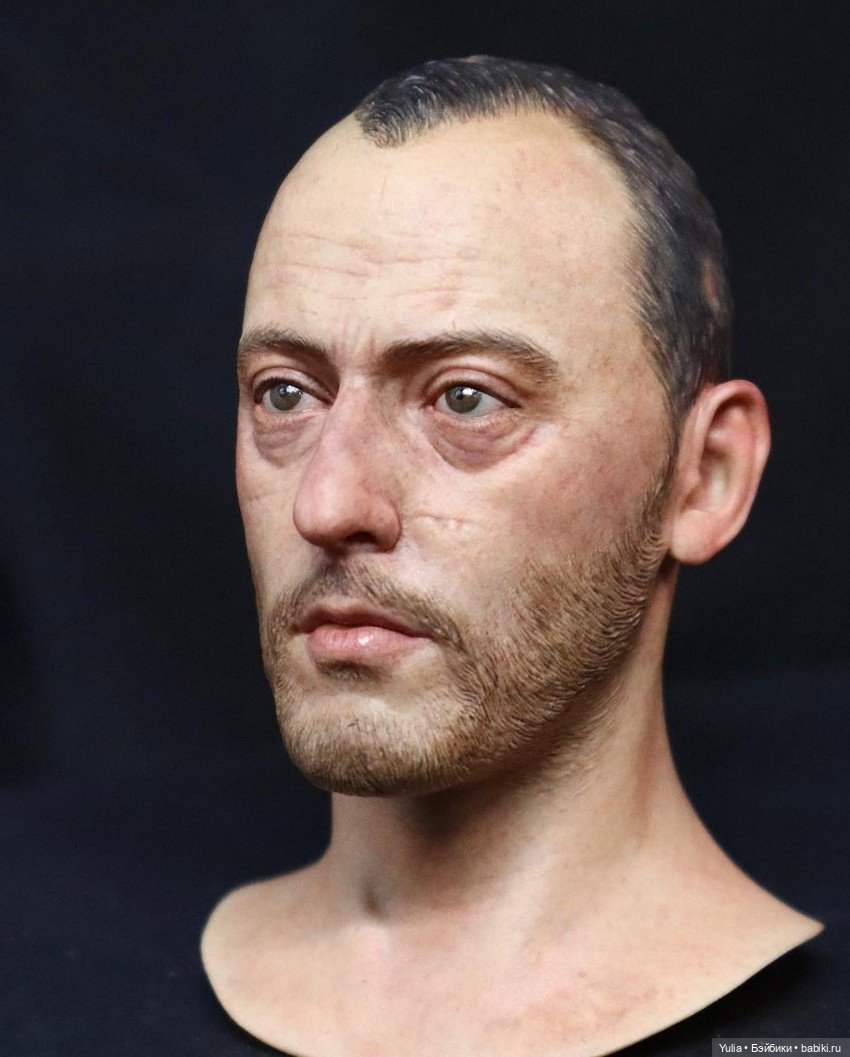 Скульптура головы Jean Reno (фото 6)