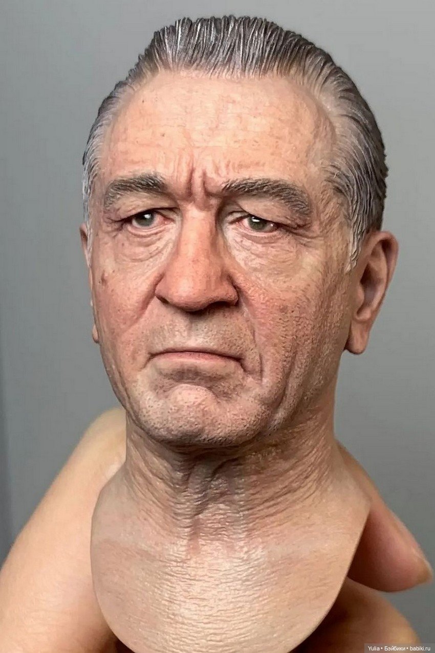 Скульптура головы Роберта Де Ниро (фото 5)