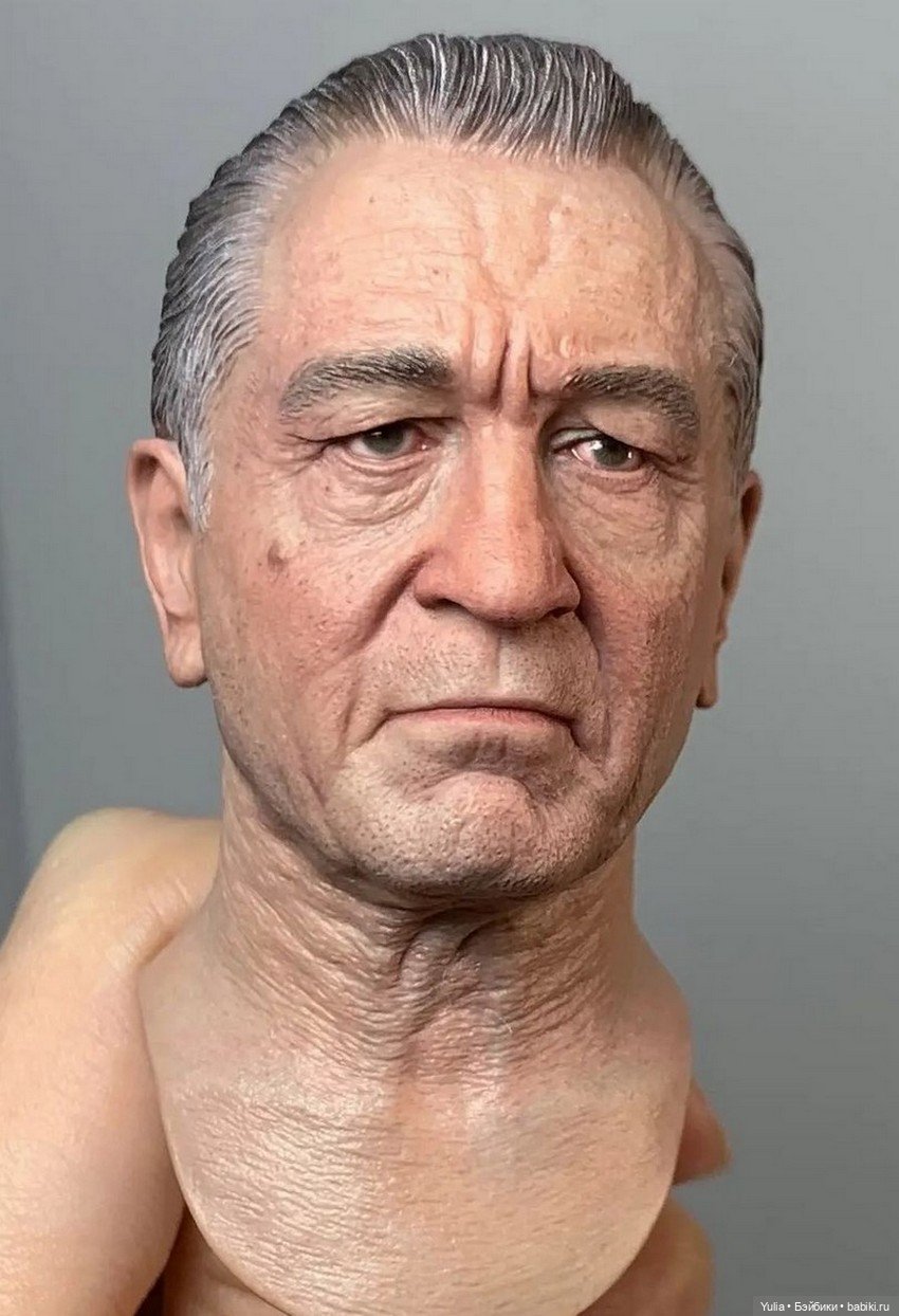 Скульптура головы Роберта Де Ниро (фото 6)