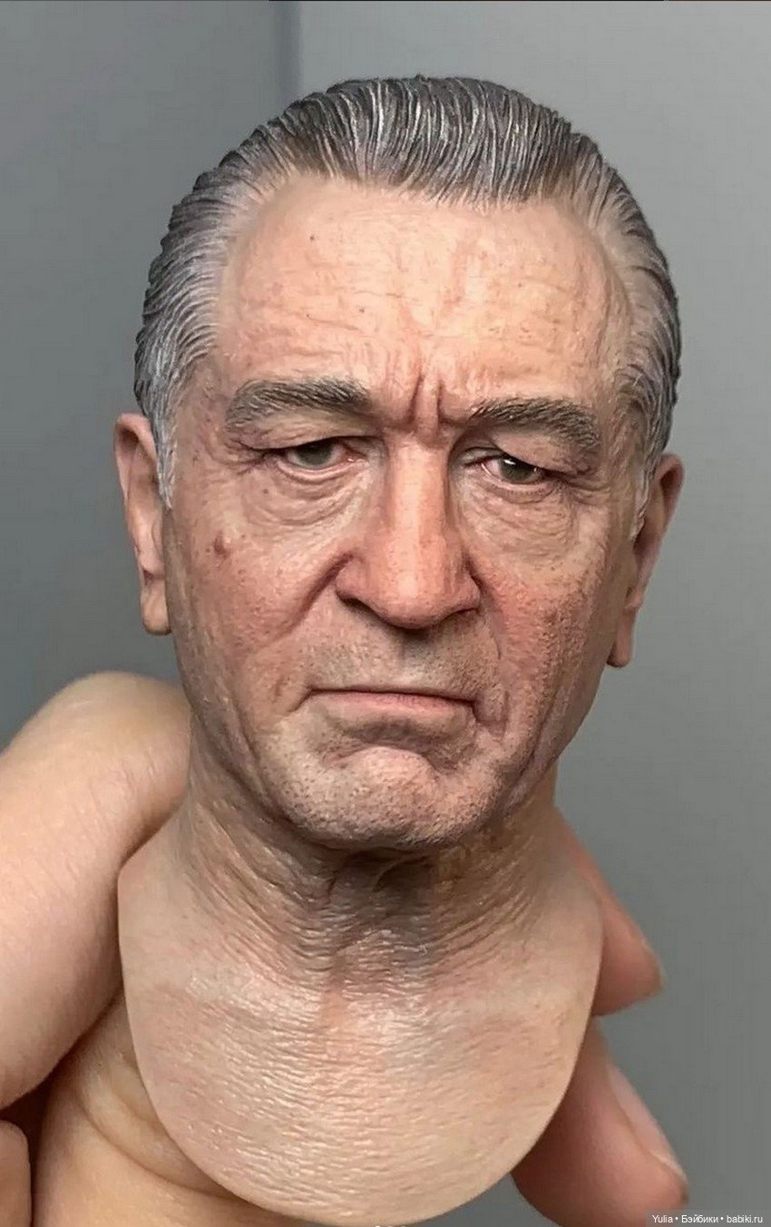 Скульптура головы Роберта Де Ниро (фото 4)