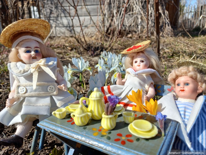 Mignonette отдыхают в саду (фото 5)