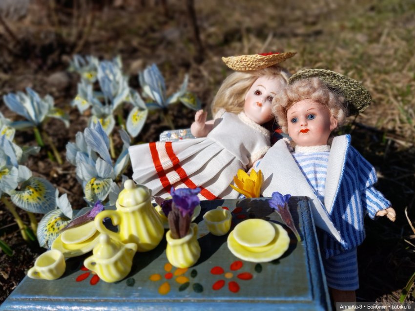 Mignonette отдыхают в саду (фото 7)