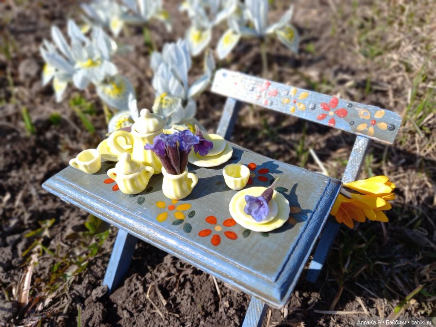 Mignonette отдыхают в саду (фото 3)