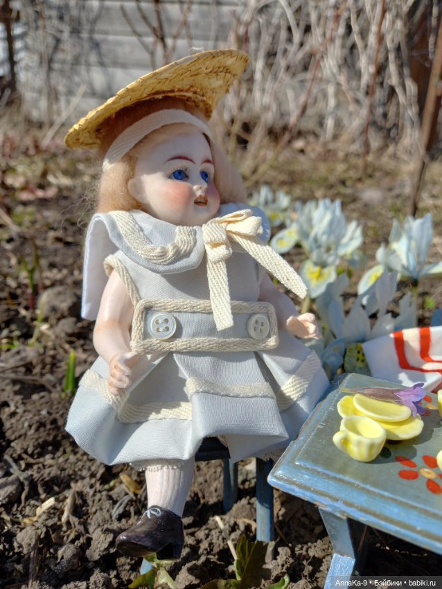 Mignonette отдыхают в саду (фото 10)