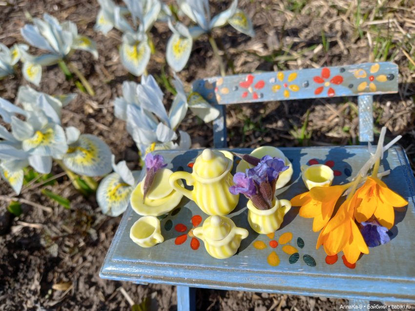 Mignonette отдыхают в саду (фото 2)