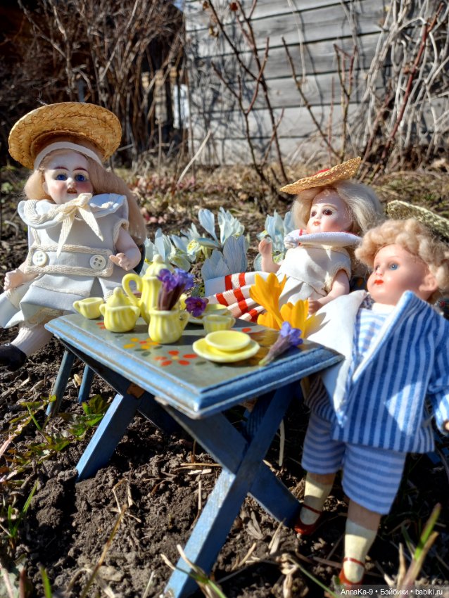 Mignonette отдыхают в саду (фото 4)