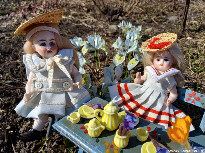 Mignonette отдыхают в саду (фото 6)