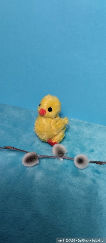 Пасхальные малыши — Авторские игрушки из разных материалов: синельная проволока (фото 5)