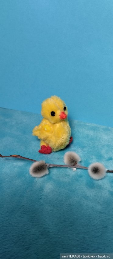 Пасхальные малыши — Авторские игрушки из разных материалов: синельная проволока (фото 6)