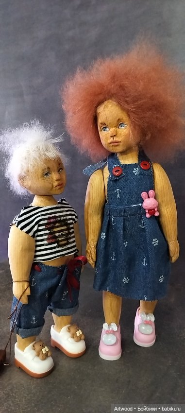 Пупсята — Авторские куклы из дерева