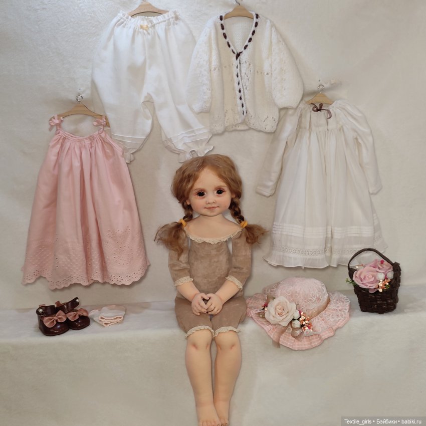 Эмилия. Авторская текстильная кукла