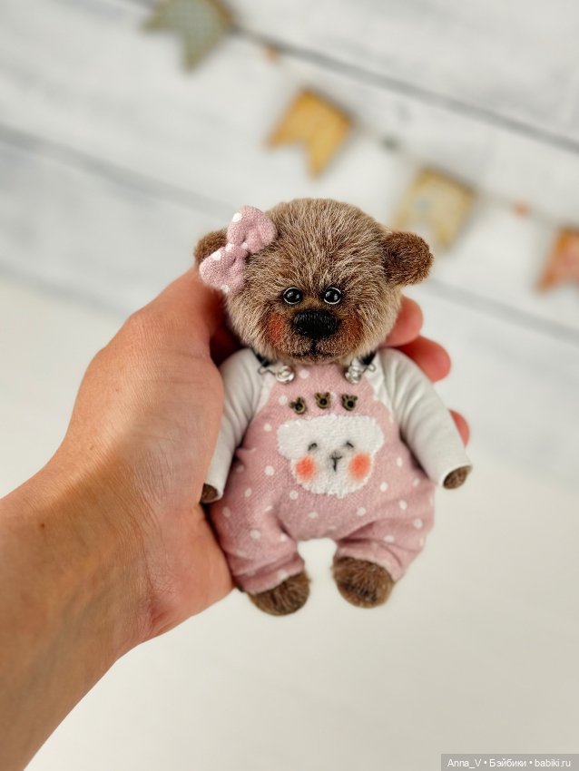 Тедди мишка Мия — Авторские мишки Тедди и друзья: фото