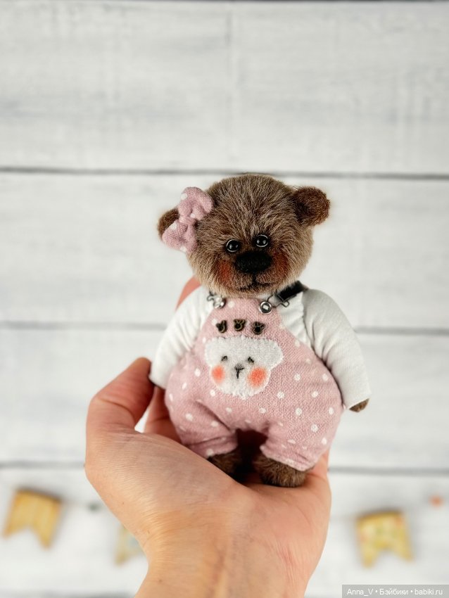 Тедди мишка Мия — Авторские мишки Тедди и друзья: фото (фото 2)