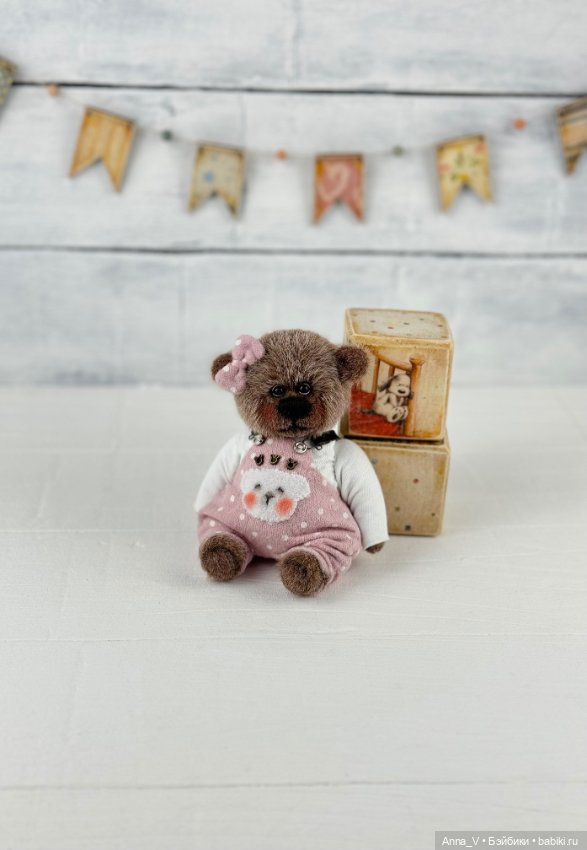 Тедди мишка Мия — Авторские мишки Тедди и друзья: фото (фото 4)